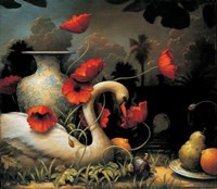 Kevin Sloan - Seduction of Cygnus Size 23.75x19.75 Fine Art Print