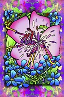 Pink Flower Frog Fine Art Print