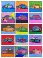 Pop Art Classic Volvo Fine Art Print