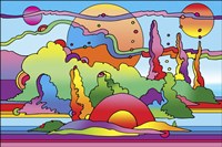 Pop Art Landscape 116 Fine Art Print