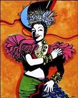 Pop Art Tutti Fruiti Lady Fine Art Print