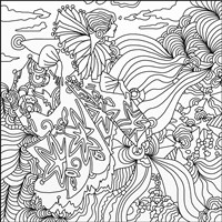 Art Deco Lady Mambo 214 Fine Art Print