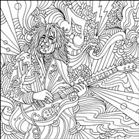 Guitar Player 715 Fine Art Print