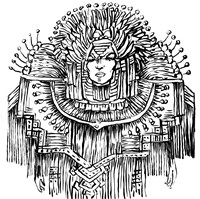 Mardigras Lady Fine Art Print