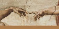 Creation of Adam (Detail) Fine Art Print