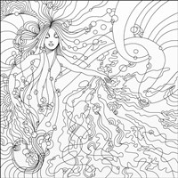 Siren Lineart Fine Art Print