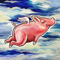 Flying Pig Fine Art Print