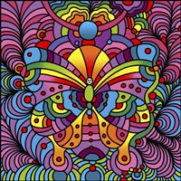 Pop Art Butterfly Fine Art Print