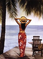 Tropical Resort I Fine Art Print