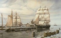 Drying Sails - New Bedford Fine Art Print