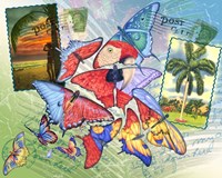 Butterfly Postcards Fine Art Print
