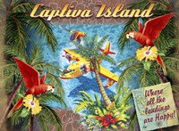 Parrot Palm Clipper Fine Art Print