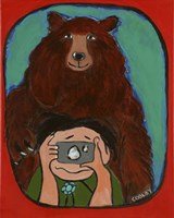 Smile Brown Bear Fine Art Print