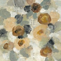 Neutral Floral Beige III Fine Art Print