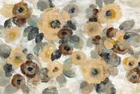 Neutral Floral Beige I Fine Art Print