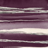 Silver Rose I Purple Fine Art Print