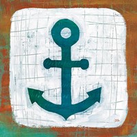 Ahoy III Red Blue Fine Art Print