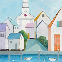 Harbor Town III no Sign Fine Art Print