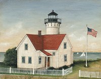 Lighthouse Keepers Home Fine Art Print