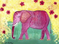 Pink Elephant Fine Art Print