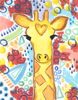 Watercolor - Giraffe Fine Art Print