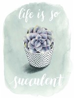 Life is Succulent I Fine Art Print
