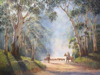 Early Morning Muster Fine Art Print