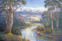 Autumn Snow - Murray Valley Fine Art Print