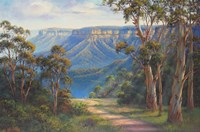 Blue Mountains Bushwalk Fine Art Print