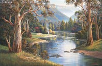 Megalong Valley Campers Fine Art Print