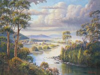 Summer On The Clarence Fine Art Print