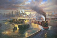 A Wet Evening - Katoomba Fine Art Print