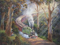 Puffing Billy In Sherbrook Forest Fine Art Print