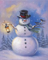 Snowman Fine Art Print