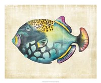 Aquarium Fish IV Framed Print