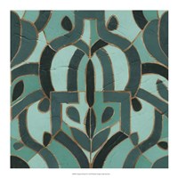 Turquoise Mosaic IV Fine Art Print