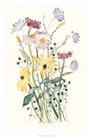 Wildflower Watercolor II Framed Print