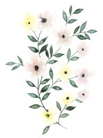 Trellis Flowers II Fine Art Print