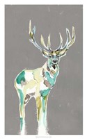 Solitary Deer I Framed Print