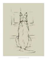 Waiting for Master II Framed Print