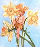 Daffodil Elf Fine Art Print