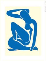 Blue Nude I Fine Art Print