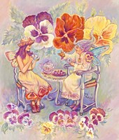 Pansy Fairies Fine Art Print