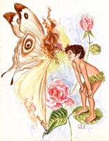 Puck And Fairy Fine Art Print