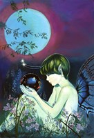 Fairy And The Magic Bubble Fine Art Print