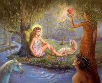 Fairy Of The Mystic Forest Fine Art Print