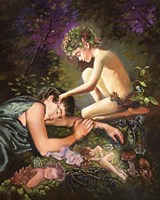 Puck's Magic Flower Fine Art Print