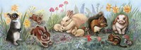 Little Animals Border Fine Art Print