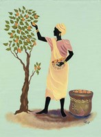 Picking Mangos Fine Art Print