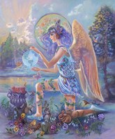 Guardian Angel Of The World Fine Art Print